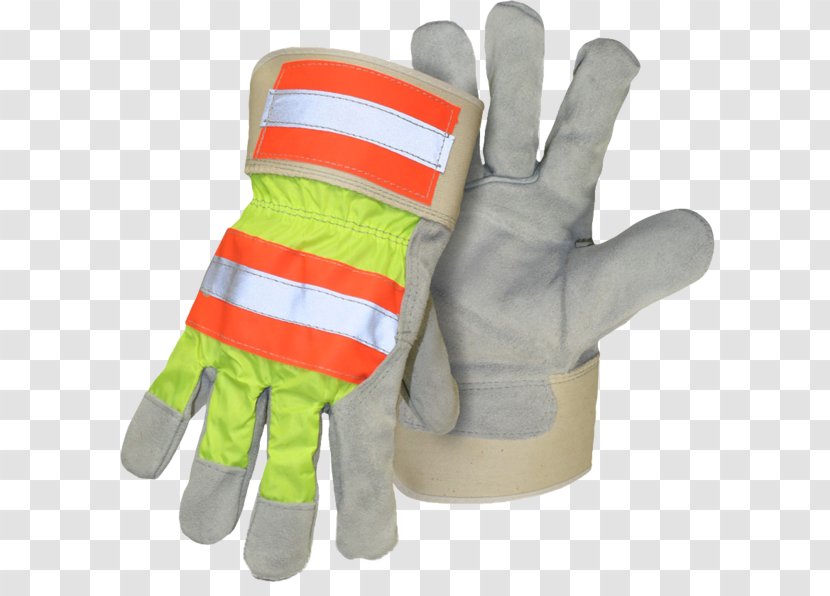 Cycling Glove Finger Cowhide Leather - Highvisibility Clothing - Hand Transparent PNG