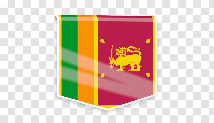Flag Of Sri Lanka Rectangle Brand - Srilanka Transparent PNG