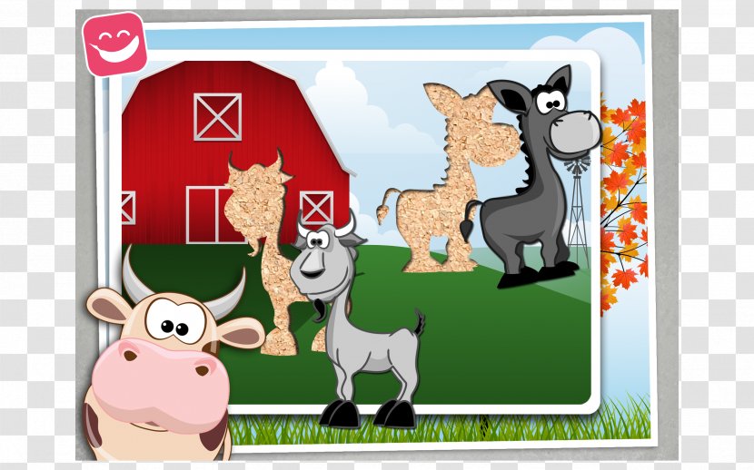 Jigsaw Puzzles Animals Puzzle Cartoon Farm Tile ♥ - Play - Child Transparent PNG
