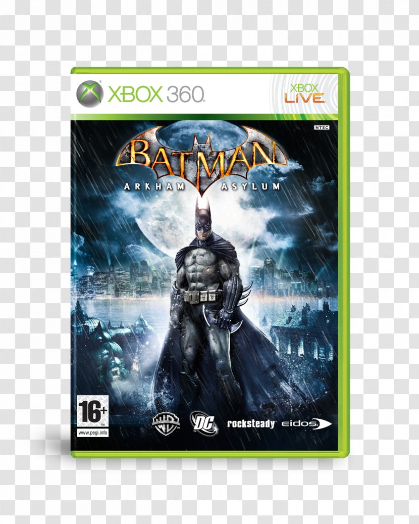 Batman: Arkham Asylum City Origins Xbox 360 - Batman Transparent PNG