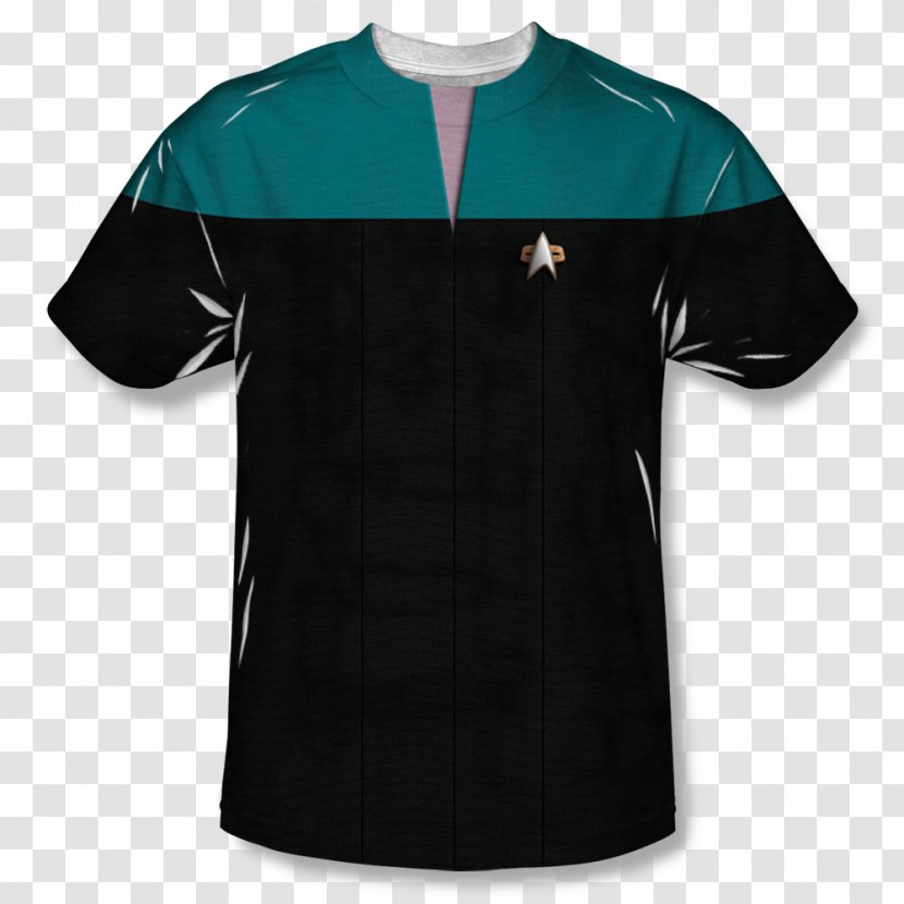 T-shirt Uniform Star Trek Top - Neck - Science Transparent PNG