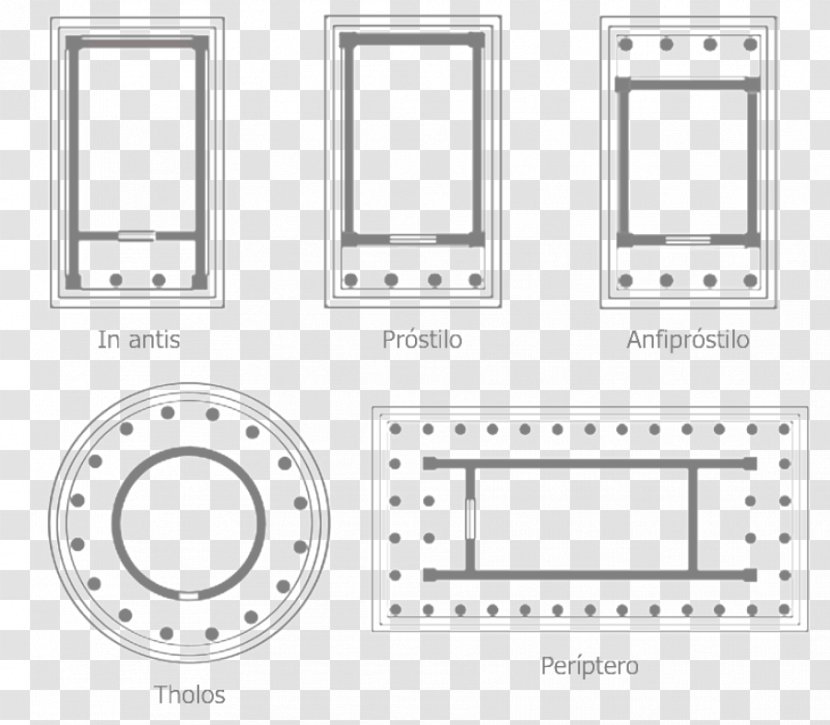 Ancient Greek Temple Hypaethral Greece Amphiprostyle Transparent PNG