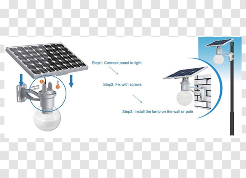 Solar Street Light Lamp LED Transparent PNG