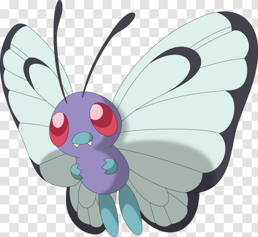 Pokémon X And Y Butterfree Mystery Dungeon: Blue Rescue Team Red FireRed LeafGreen GO - Caterpie - Pikachu Transparent PNG