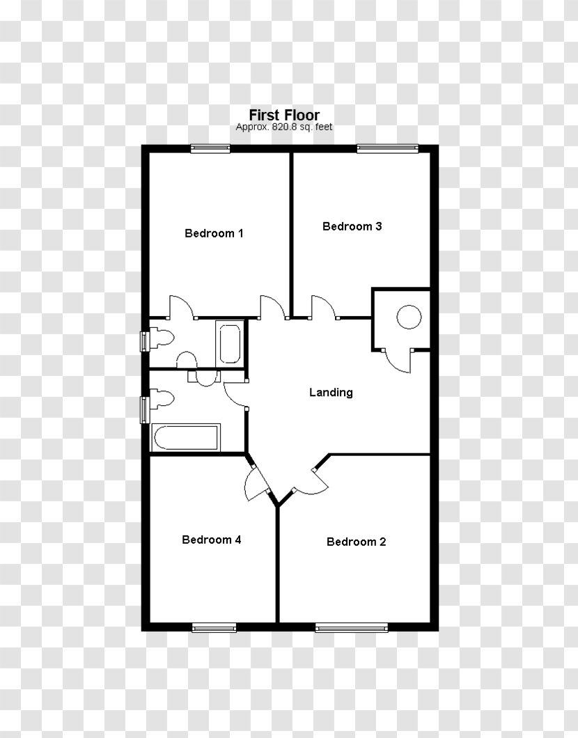 Floor Plan Parkview Apartments House - Text Transparent PNG