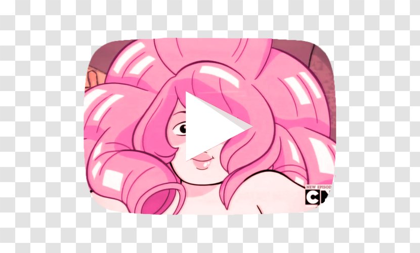Pearl Lion 3: Straight To Video Rose Quartz Steven Universe & The Crystal Gems Gemstone - Watercolor - Frame Transparent PNG