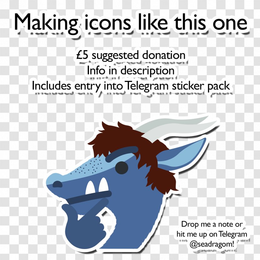 Horse Emoji Sticker Dragon Telegram - Like Mammal Transparent PNG