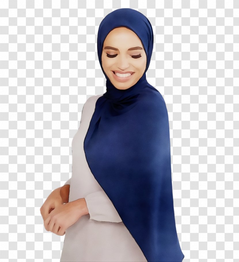 Hijab Blue Abaya Headgear Modest Fashion - Beanie Transparent PNG