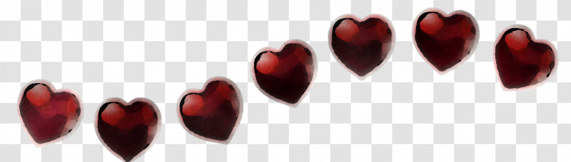 Valentine Hearts Red Heart Valentines Transparent PNG