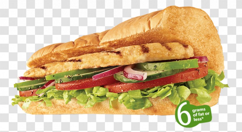 Roast Chicken Club Sandwich Subway Roasting - As Food - Baguette Transparent PNG