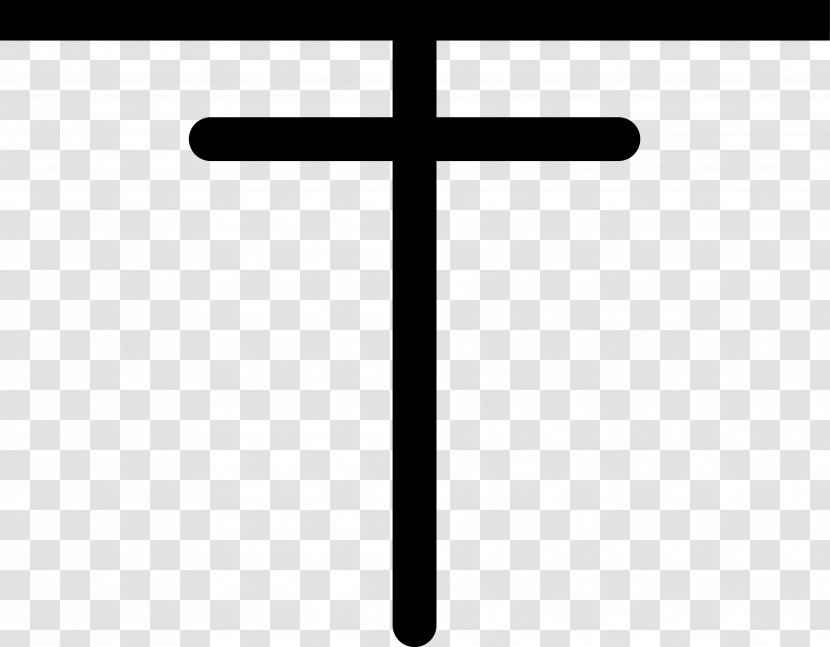 Symbol Angle Religion Font - Cross Transparent PNG