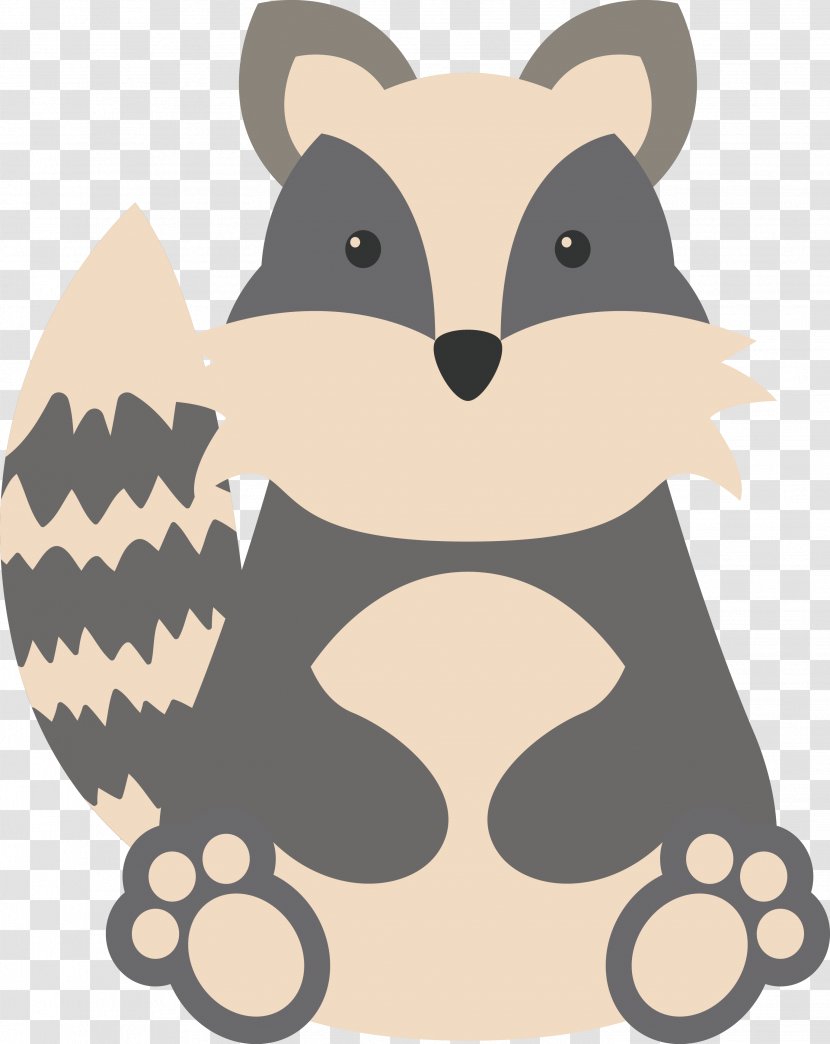 Raccoon Cartoon Squirrel Mouse - Animal - Little Transparent PNG