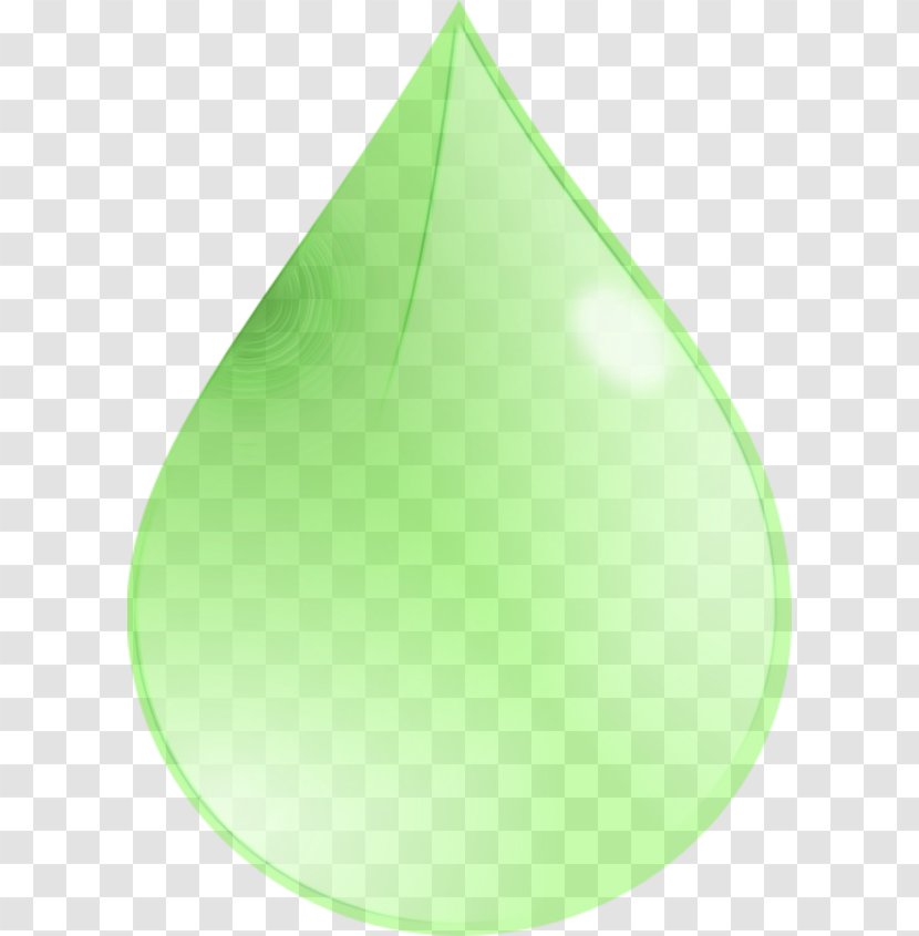 Triangle Water Green Circle - Cone Drop Transparent PNG