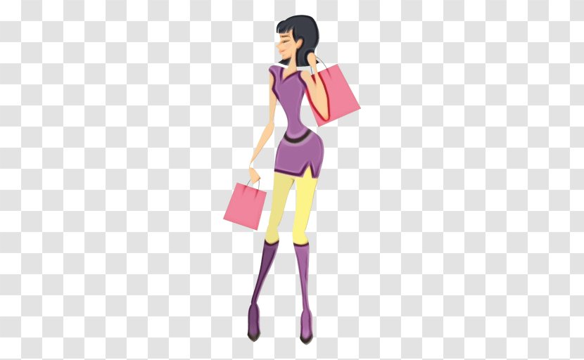Cartoon Violet Costume Animation Fictional Character - Style Transparent PNG