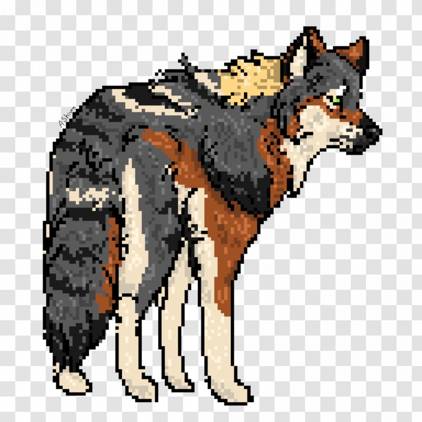 Pixel Art Dog - Digital Transparent PNG