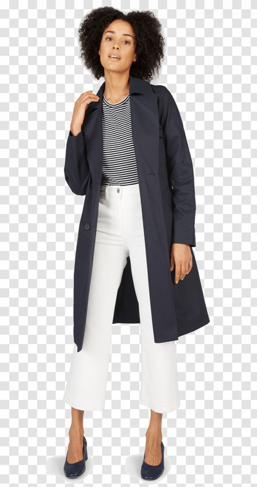 Trench Coat Fashion Sleeve Everlane - Woman Transparent PNG