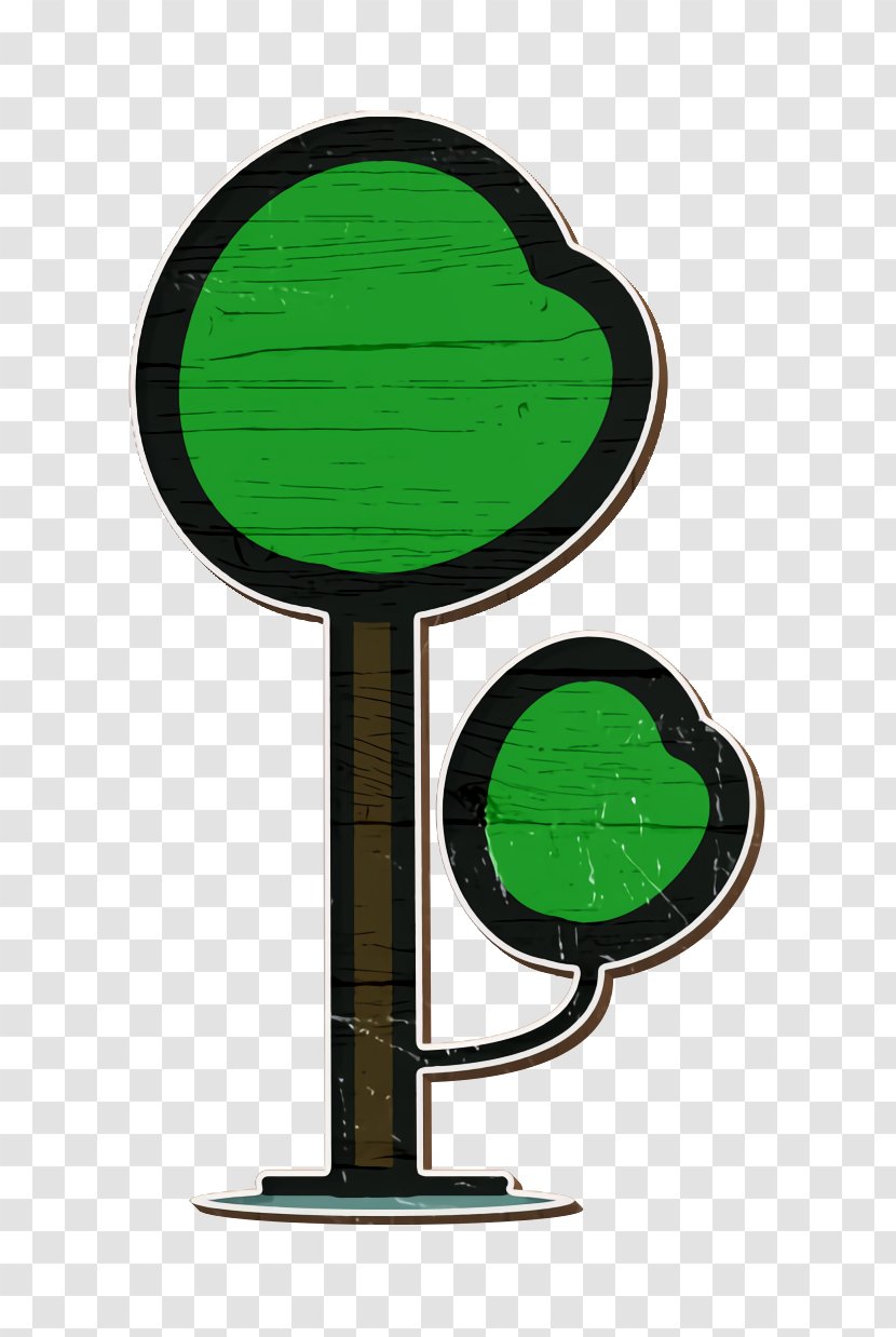 Cartoon Nature Background - Green - Sign Symbol Transparent PNG