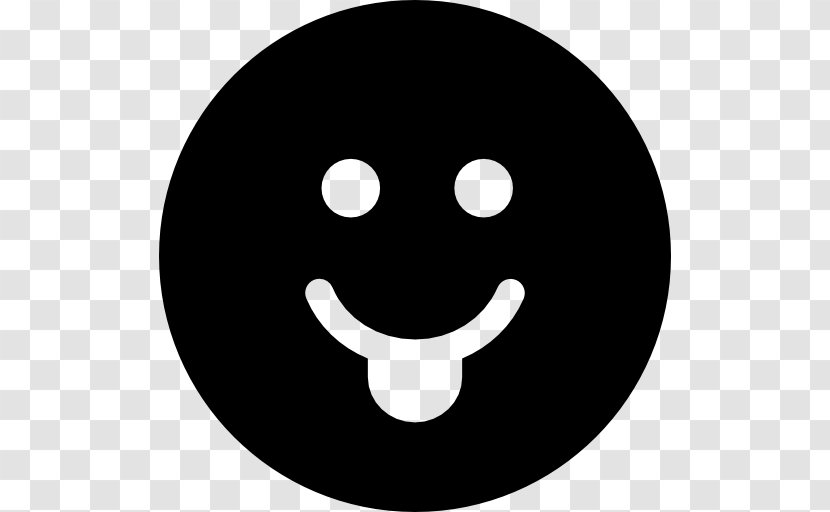 Emoticon Information - Black And White Transparent PNG