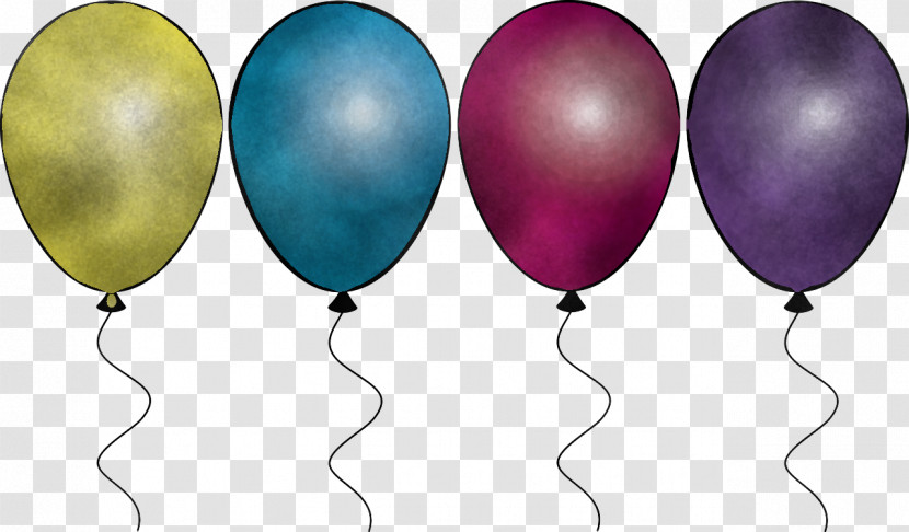 Balloon Purple Transparent PNG