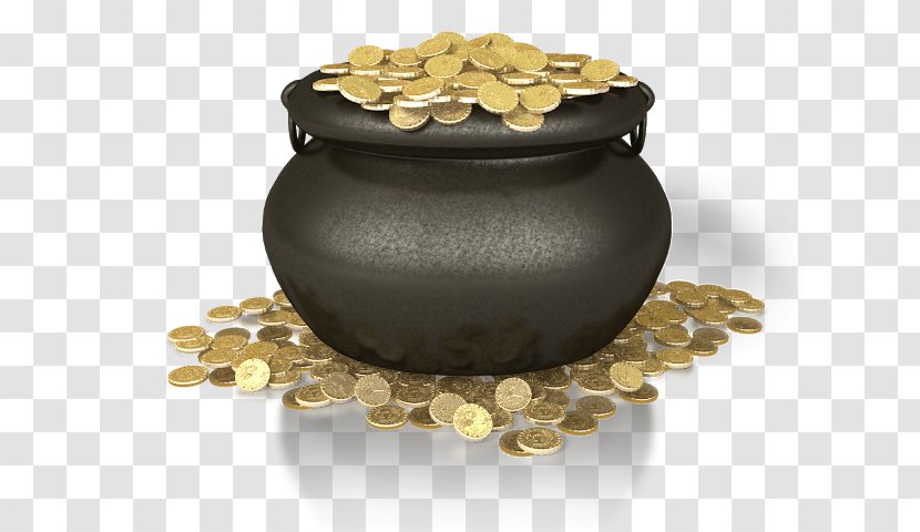 Gold Coin Fatboy Big Dog Image Clip Art - Metal Transparent PNG