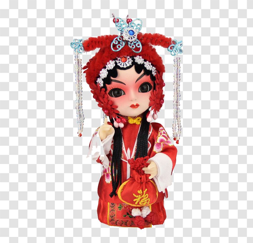 Peking Opera Q-version - Drama - Bride Doll Face Transparent PNG