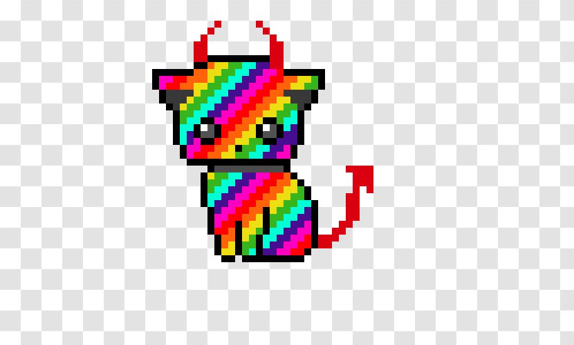 Nyan Cat Pixel Art - Demon Transparent PNG