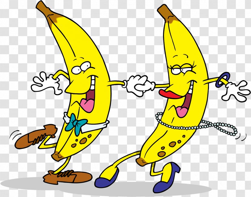 Go Bananas Dancing Dance Animation Royalty-free - Cartoon - Constipation Transparent PNG