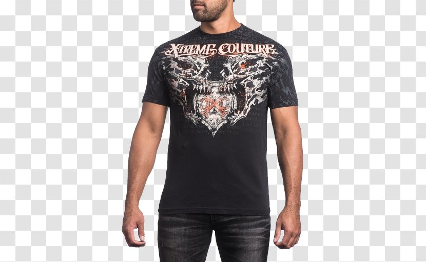 T-shirt Affliction Clothing Sleeve Transparent PNG