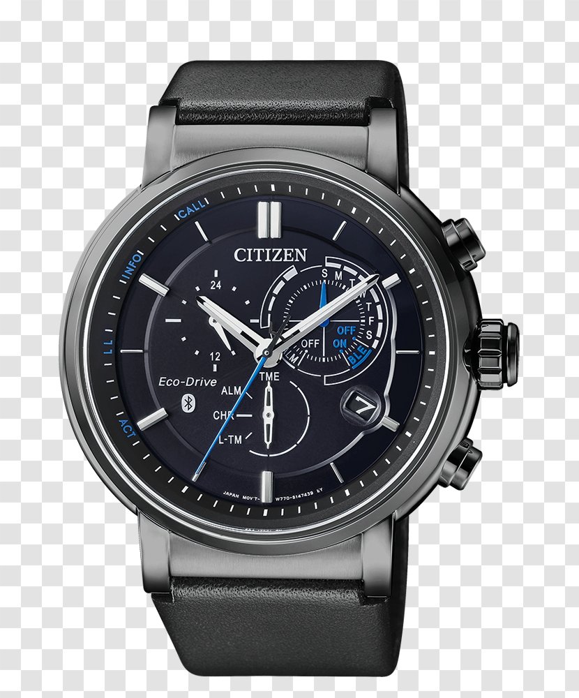Eco-Drive Citizen Holdings Smartwatch Chronograph - Bluetooth - Watch Transparent PNG