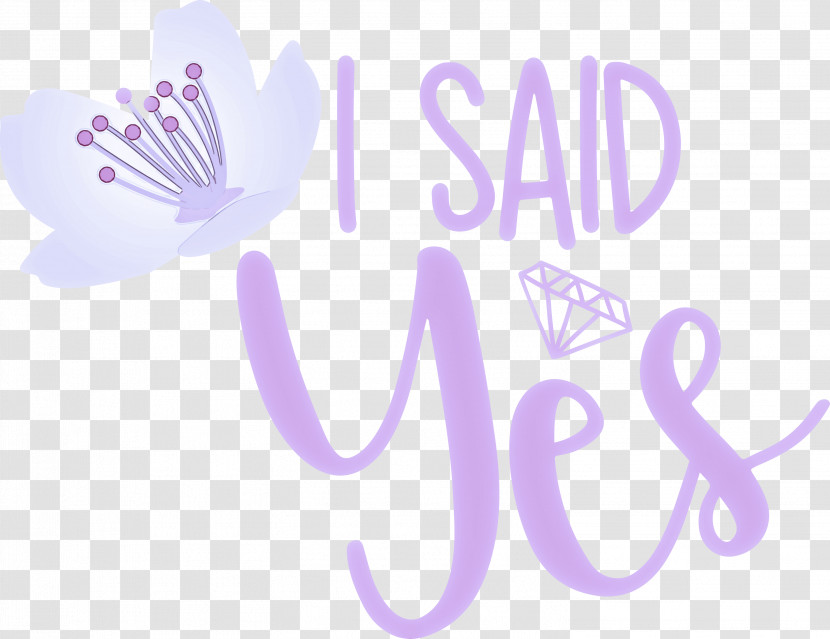 I Said Yes She Said Yes Wedding Transparent PNG