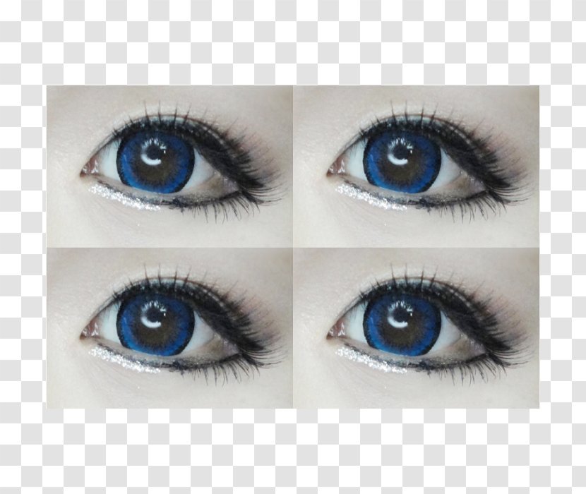 Blue Contact Lenses Eye Circle Lens - Close Up Transparent PNG