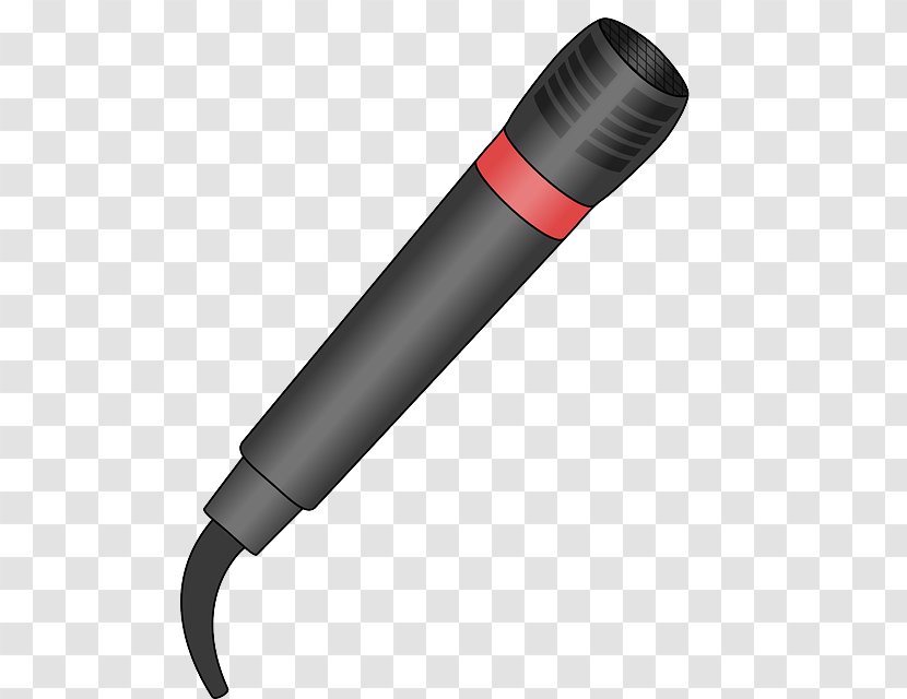 Microphone Clip Art - Silhouette - Voice Recorder Transparent PNG