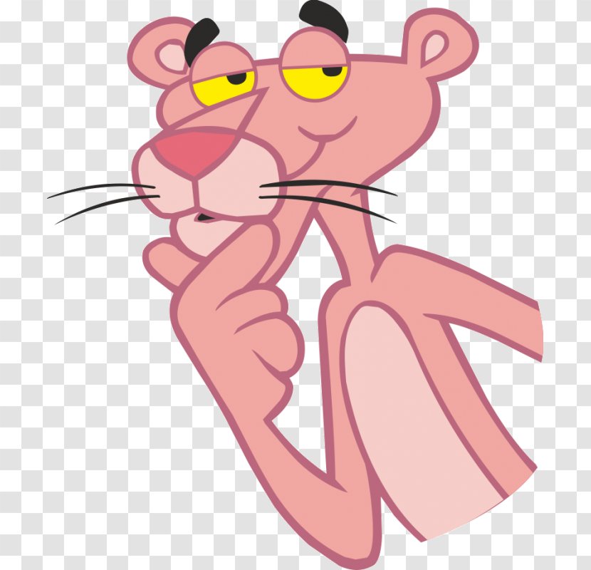 Inspector Clouseau The Pink Panther Decal Sticker - Heart - Utica's Painting Transparent PNG