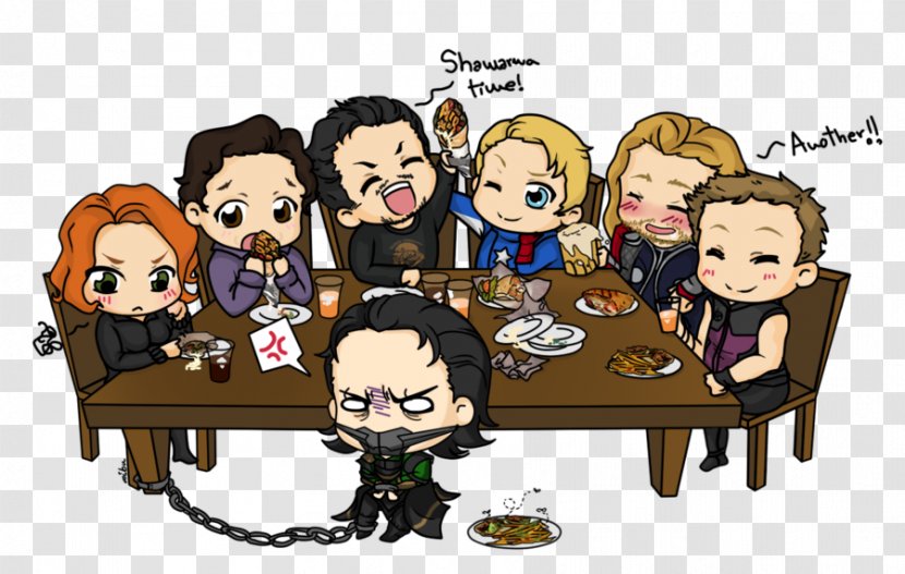 Loki Thor Iron Man Clint Barton Captain America - Tree - Shawarma Transparent PNG