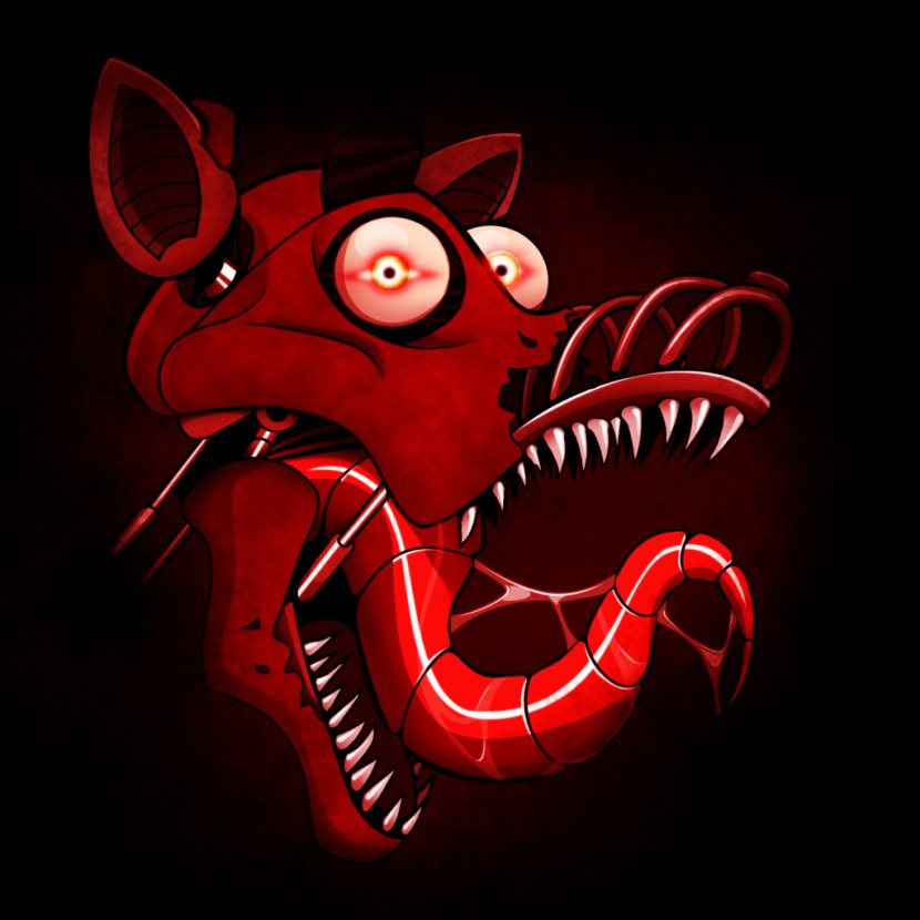 Five Nights At Freddy's 4 2 Art Drawing - Silhouette - Nightmare Foxy Transparent PNG