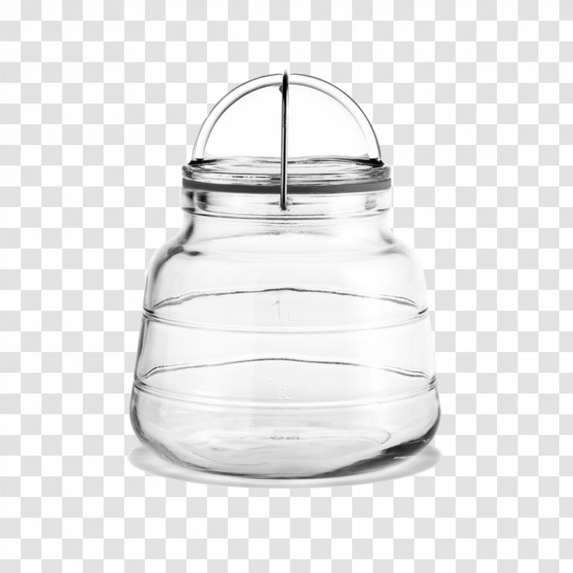Holmegaard Glass Jar Carafe Bottle - Container Transparent PNG