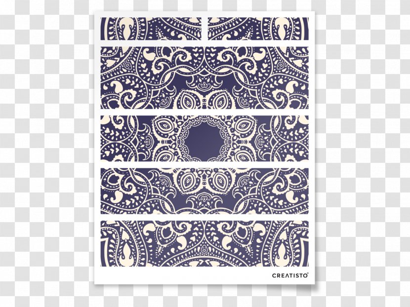 Visual Arts Purple Hemnes Blue Drawer - Area - Mandala Transparent PNG