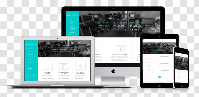 Responsive Web Design Development Website Wireframe - Page - Mock Up Transparent PNG