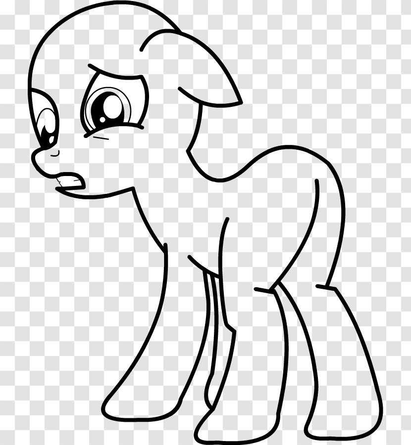 Pony Free Content Clip Art - Silhouette - Worried Emoticon Transparent PNG