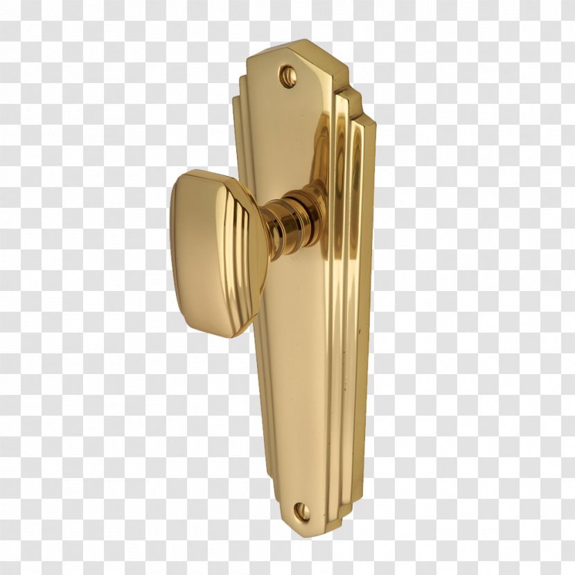 Brass Door Handle Lockset - Chrome Plating Transparent PNG