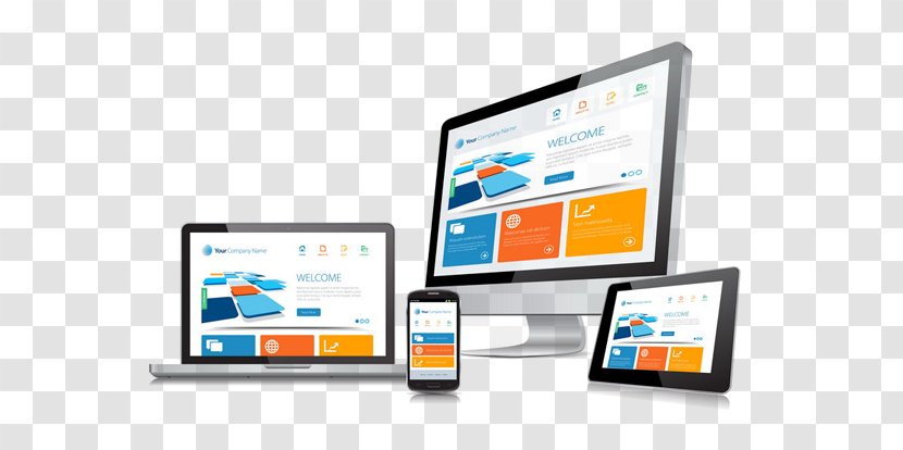 Responsive Web Design Development - Display Device - Website Designing Transparent PNG