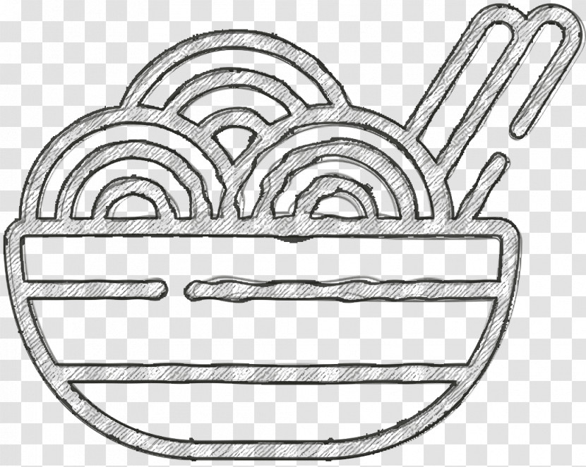 Pasta Icon Fast Food Icon Noodle Icon Transparent PNG