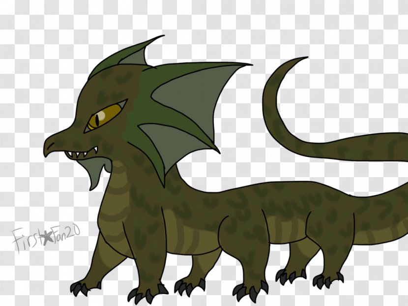 Carnivora Dragon Cartoon Tail - Mammal Transparent PNG