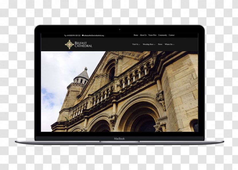 St Anne's Cathedral, Belfast Church Of Ireland Computer Communication - Award - Mock Up Website Transparent PNG