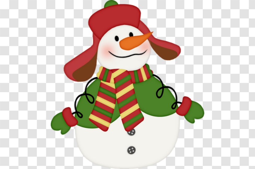 Christmas Ornament Snowman Character Clip Art - Decoration - Bonhomme Chef Transparent PNG