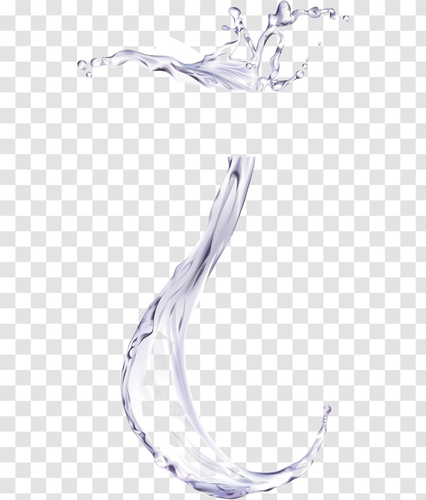 Water Drop - White Transparent PNG
