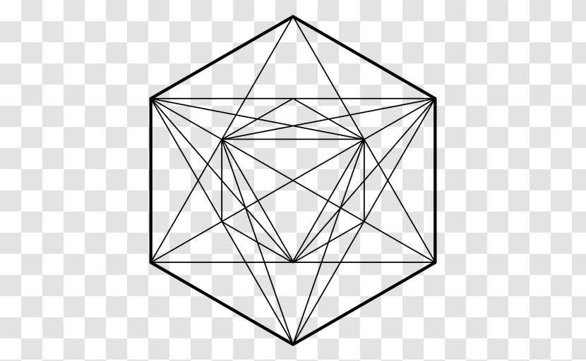 Metatron Cube Sacred Geometry Overlapping Circles Grid Symbol - Geometric Pattern Transparent PNG