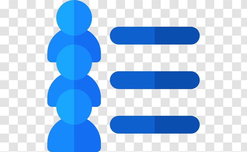 Icon People Skills - Blue - Azure Transparent PNG