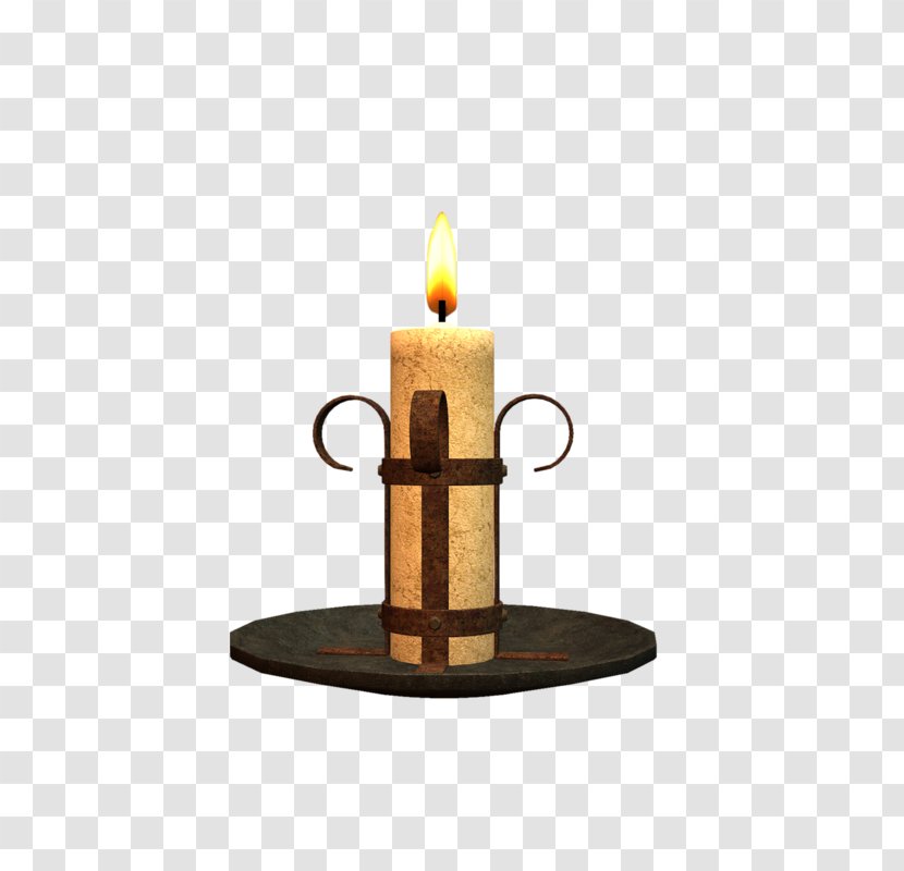 Candlestick - Metal - Cartoon Painted Retro Decorative Candle Holders Transparent PNG