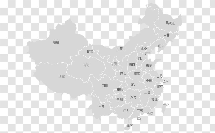 Beijing Provinces Of China - Map Transparent PNG